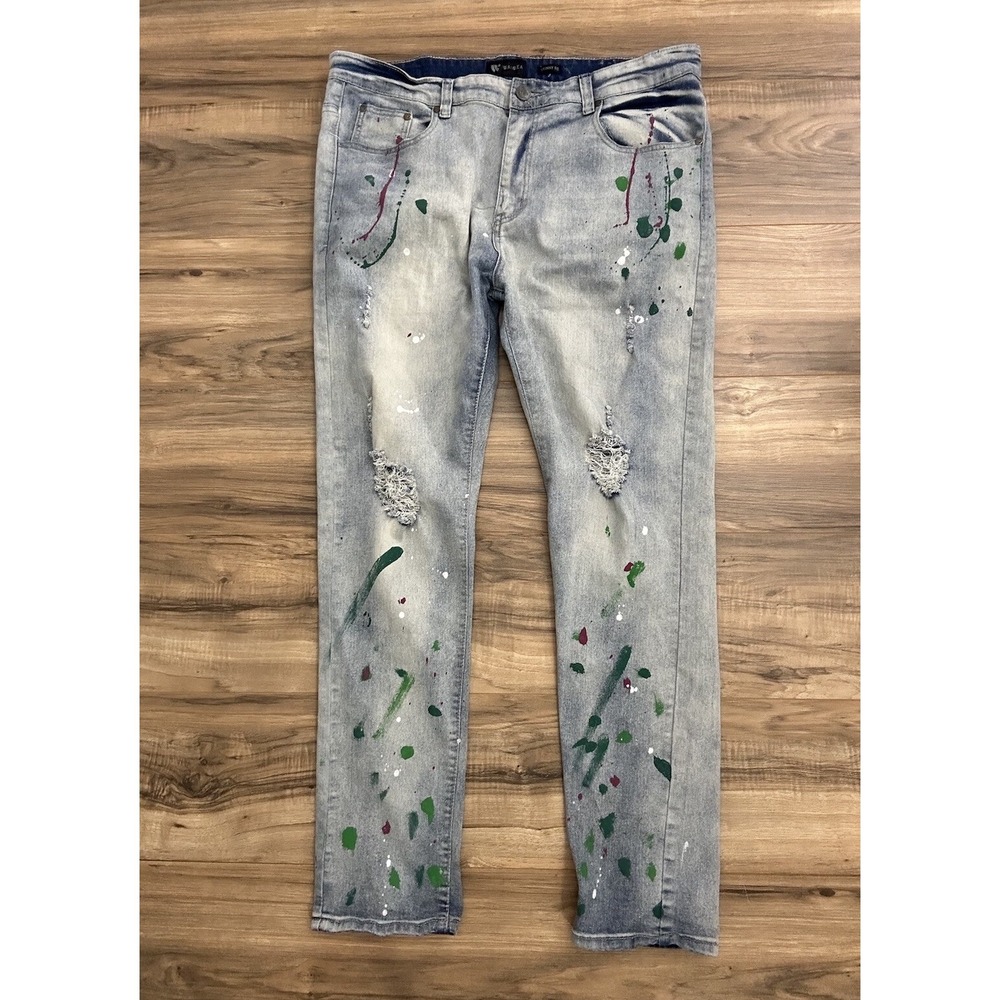Waimea Men's Skinny‎ Fit Jeans Size 38 Light Wash